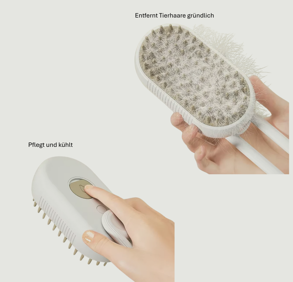 Furwave™ - Die Bürste, die Fellpflege mit kühlender Frische verbindet